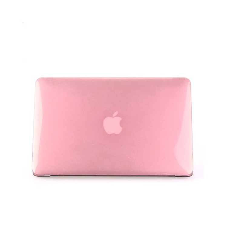 ENKAY Crystal Plastic Front & Back Cover for Macbook Air 13.3'' w/ TPU Key Board Protector + Anti-dust Plugs - Pink-3
