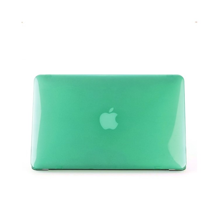 ENKAY Crystal Plastic Front & Back Cover for Macbook Air 13.3'' w/ TPU Key Board Protector + Anti-dust Plugs - Green-2
