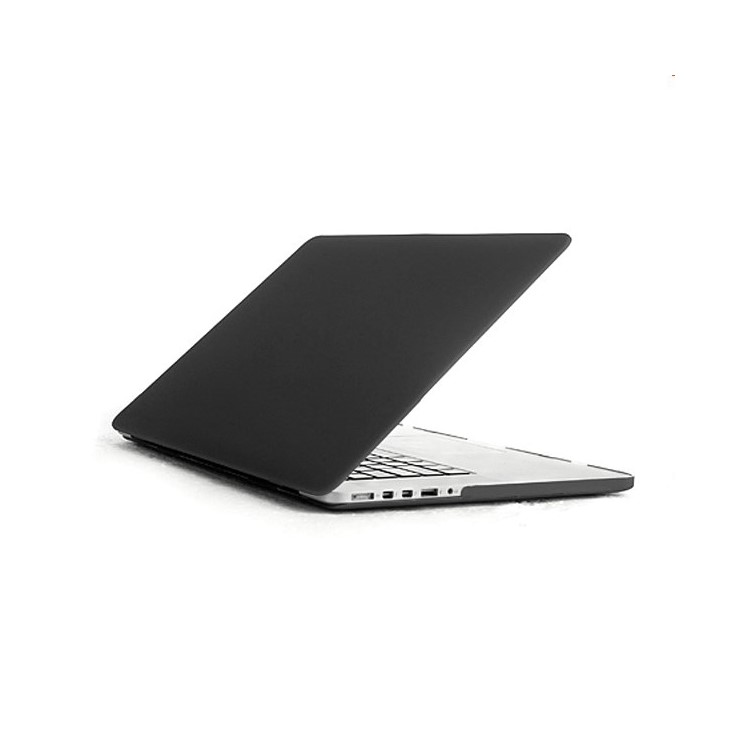 Black ENKAY Matte Plastic Case + Keyboard Film + Anti-dust Plugs for MacBook Pro 15.4" w/ Retina Display (A1398)-2