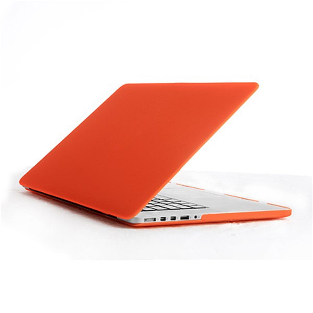Orange ENKAY for MacBook Pro 15.4" w/ Retina Display (A1398) Matte PC Case + Keyboard Film + Anti-dust Plugs-2