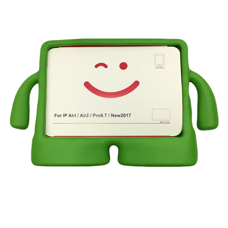 3D Cute Cartoon Kids Shockproof EVA Stand Cover for iPad Air 2 - Green-2
