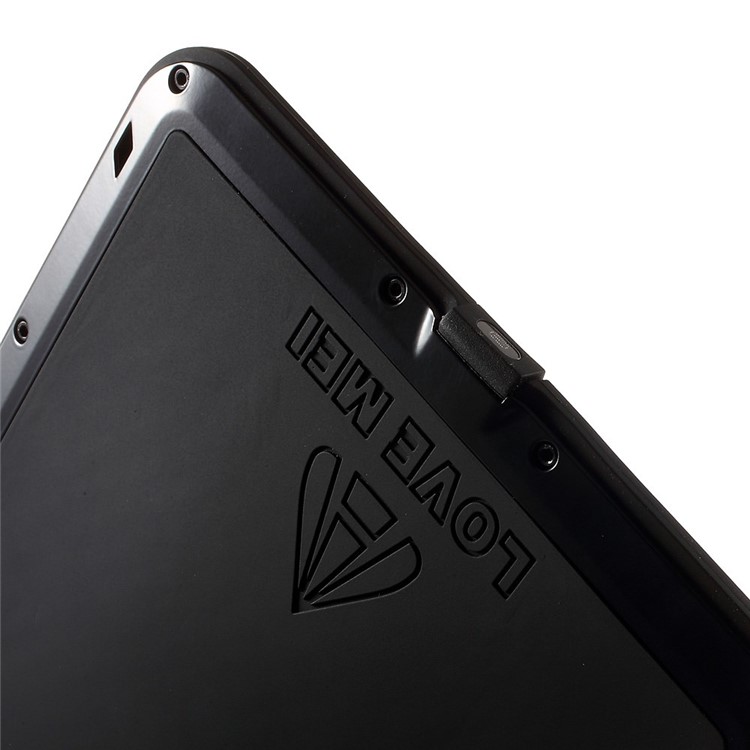 LOVE MEI for iPad Air 2 Shockproof Dropproof Dustproof Case - Black-6