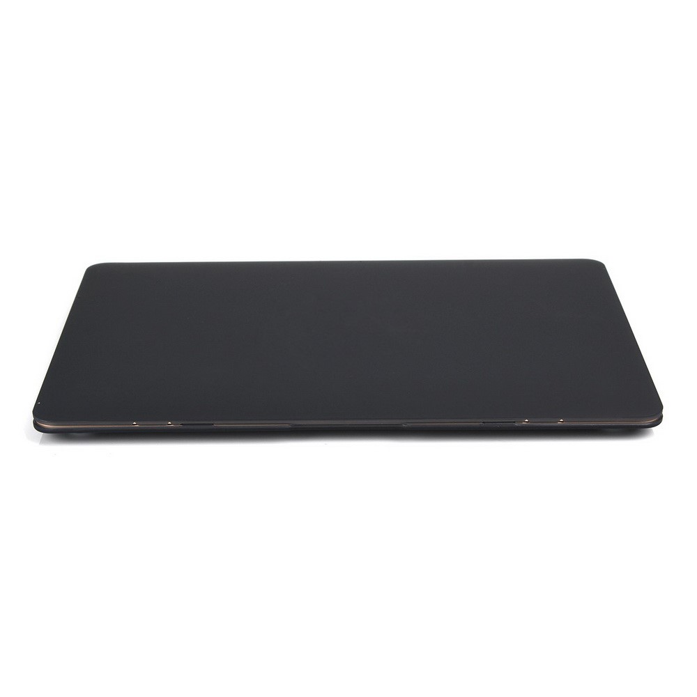 Black Matte Plastic Hard Case for MacBook 12-inch with Retina Display(2015)-2