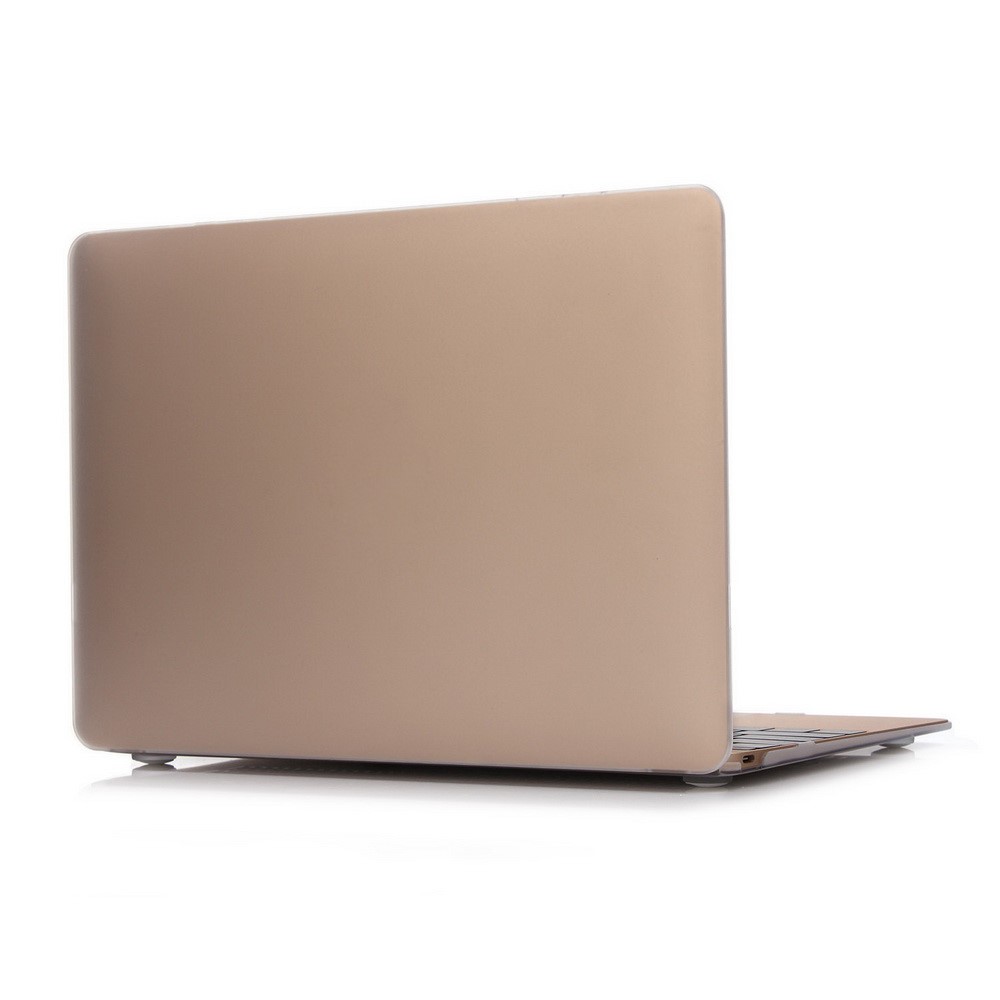 Beige Matte Plastic Hard Case for MacBook 12-inch with Retina Display(2015)-1