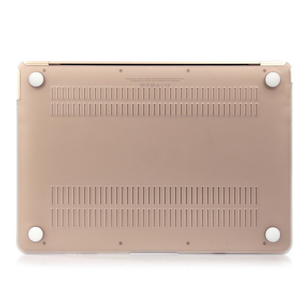 Beige Matte Plastic Hard Case for MacBook 12-inch with Retina Display(2015)-4