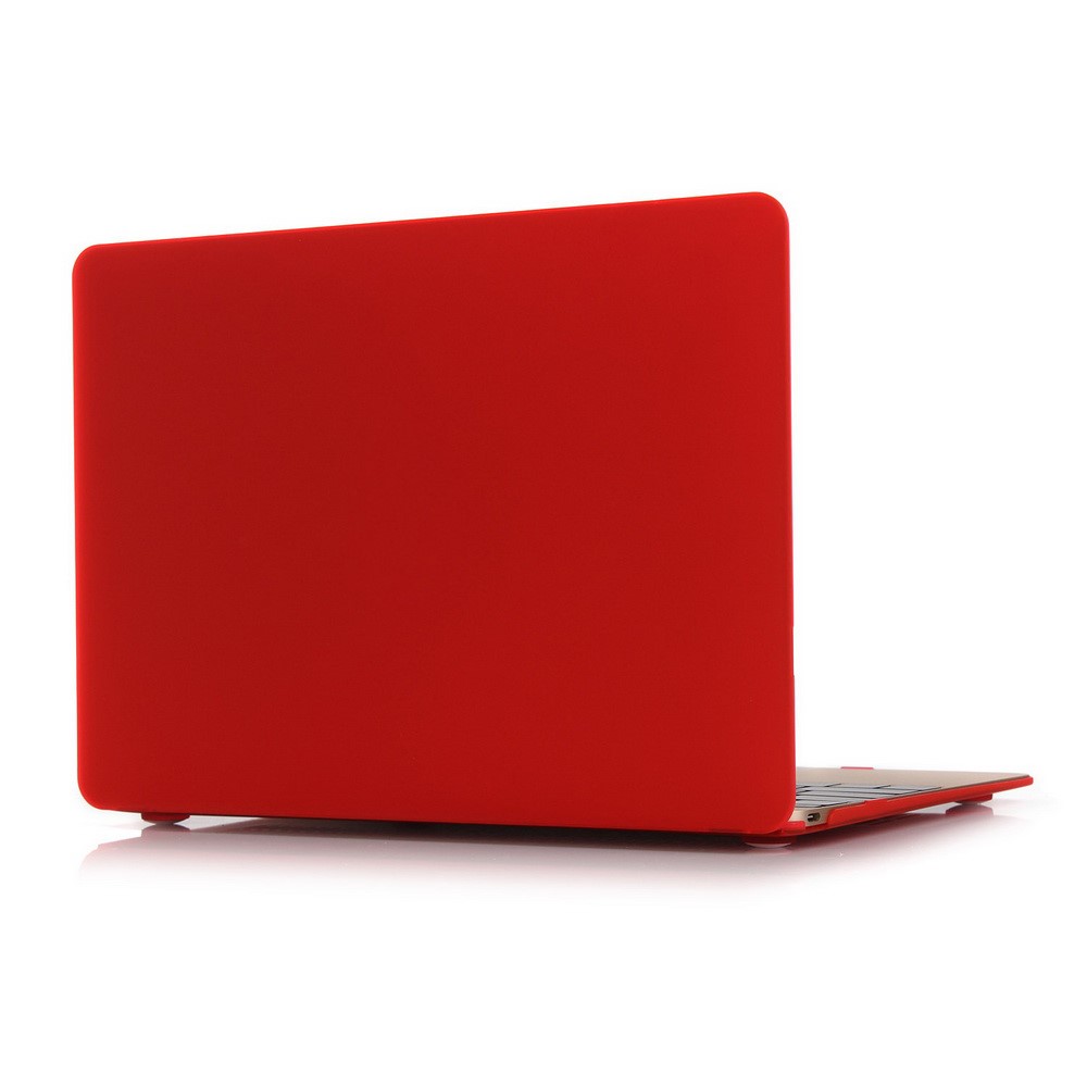 Red Matte Plastic Hard Case for MacBook 12-inch with Retina Display(2015)-1