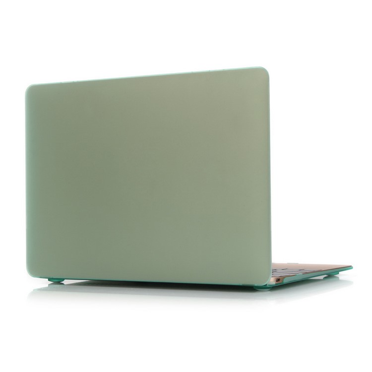 Green Matte Plastic Phone Cover for MacBook 12-inch with Retina Display(2015)-1