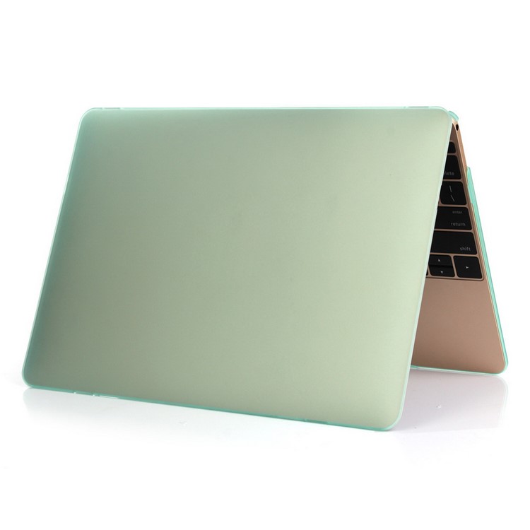 Green Matte Plastic Phone Cover for MacBook 12-inch with Retina Display(2015)-5