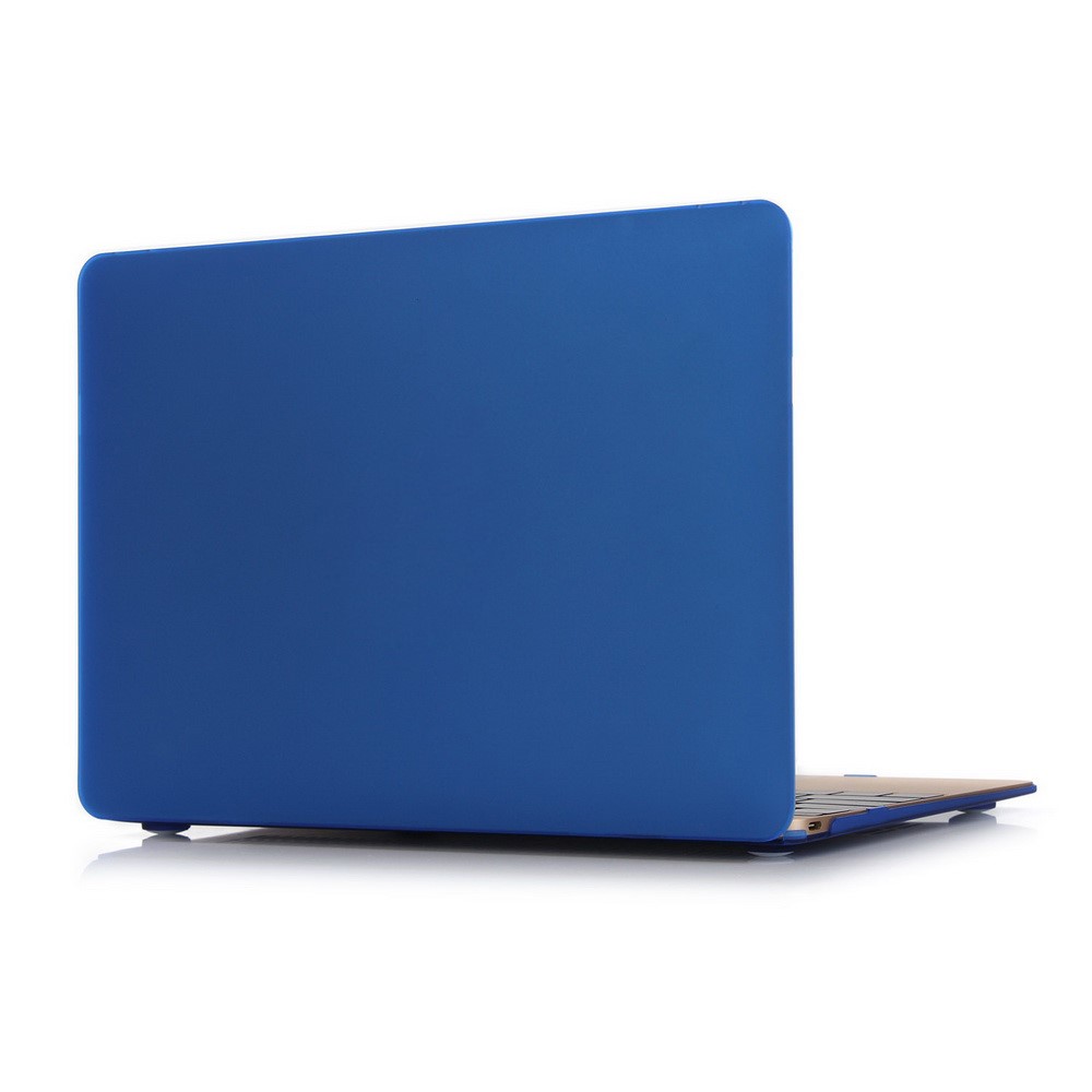Dark Blue Matte PC Phone Shell for MacBook 12-inch with Retina Display(2015)-1