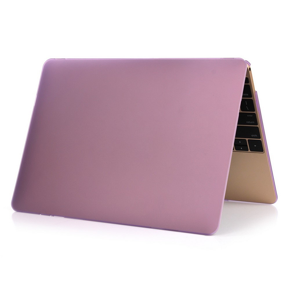 Shell de Teléfono Purple Matte PC Para MacBook de 12 Pulgadas Con Pantalla Retina (2015)