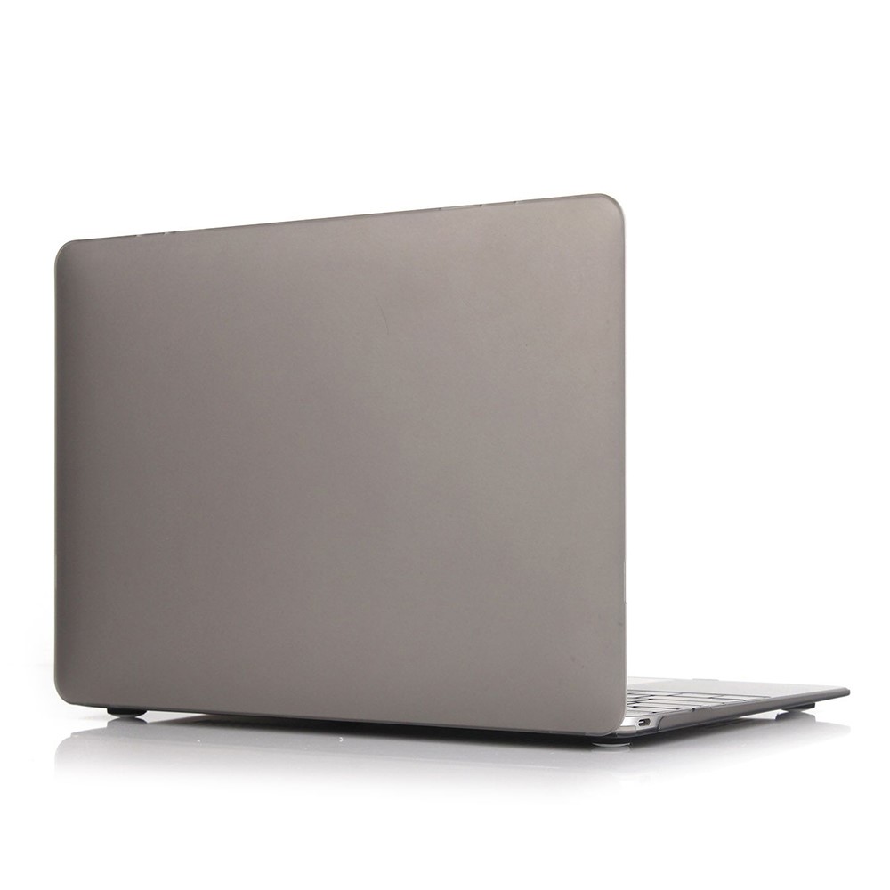 Coffee Matte PC Phel Shell Para MacBook de 12 Pulgadas Con Pantalla Retina (2015) - Gris