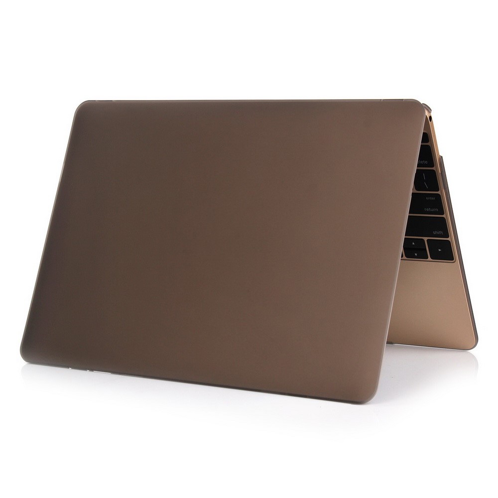Coffee Matte PC Phone Shell for MacBook 12-inch with Retina Display(2015)-5
