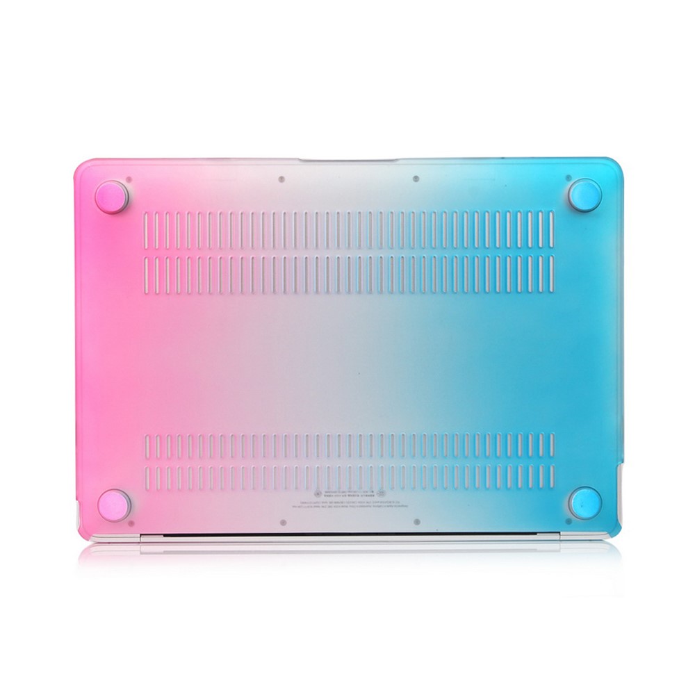Fashion Rainbow Hard Protective Cover for MacBook 12-inch with Retina Display(2015) - Rose / Blue-5