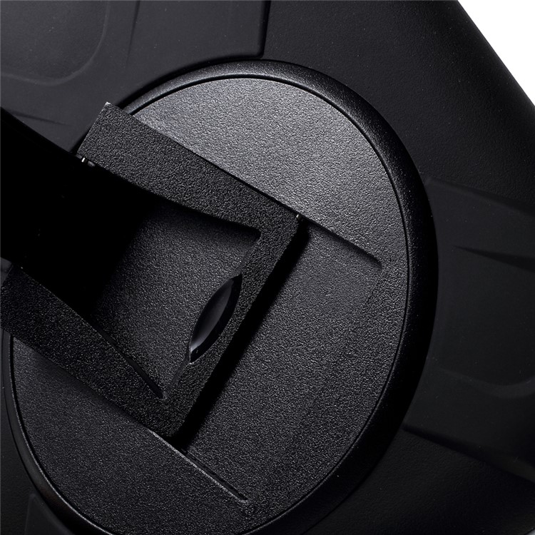 Detachable PC + Silicone Hybrid Case for iPad 2 3 4 with T Shape Kickstand - Black-9