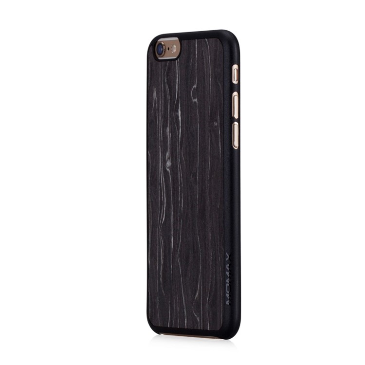 MOMAX FEEL N TOUCH Natural Wood Case for iPhone 6 4.7 inch - Black-2