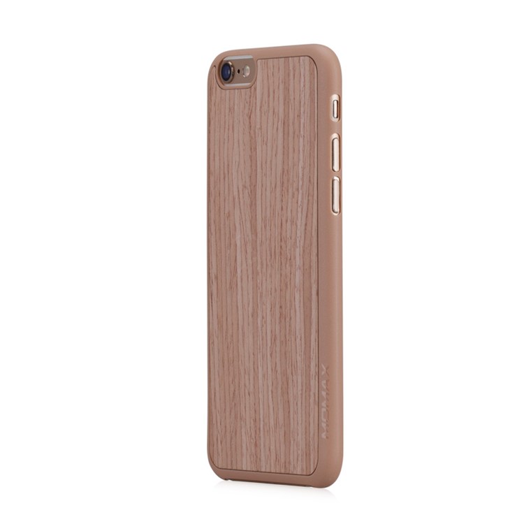 MOMAX FEEL N TOUCH Natural Wood Cover for iPhone 6 4.7 inch - Khaki-2