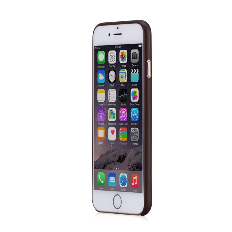 MOMAX FEEL N TOUCH Natural Wood Cover for iPhone 6 4.7 inch - Brown-3