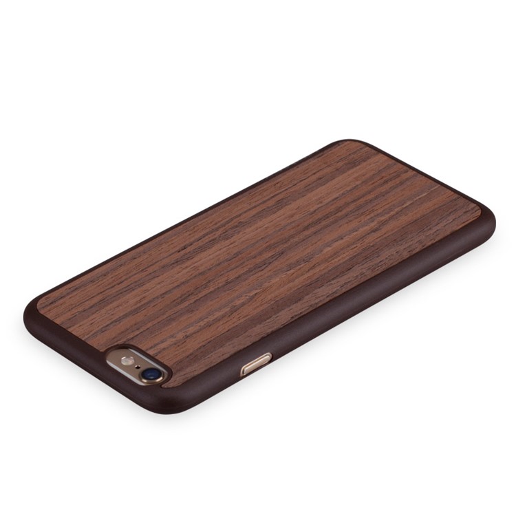 MOMAX FEEL N TOUCH Natural Wood Cover for iPhone 6 4.7 inch - Brown-4