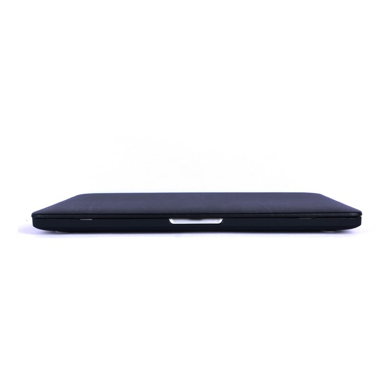 Leather Coated Hard Cover for MacBook Pro 15.4 Inch with Retina Display - Black-6