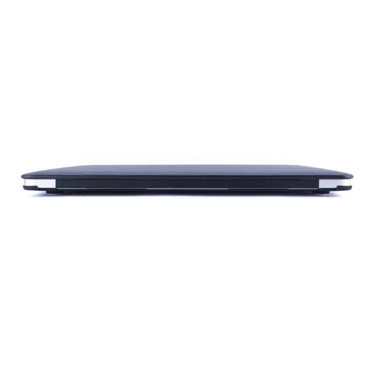 Leather Coated Hard Cover for MacBook Air 13.3 Inch - Black-6