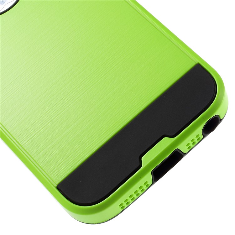 Detachable 2 in 1 PC and TPU Phone Case for iPhone SE 5s 5 - Green-6