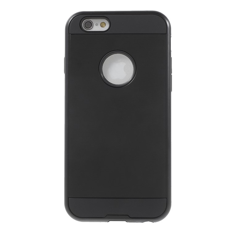 TPU PC Hybrid Protective Case for iPhone 6s / 6 4.7 Inch - Black-2