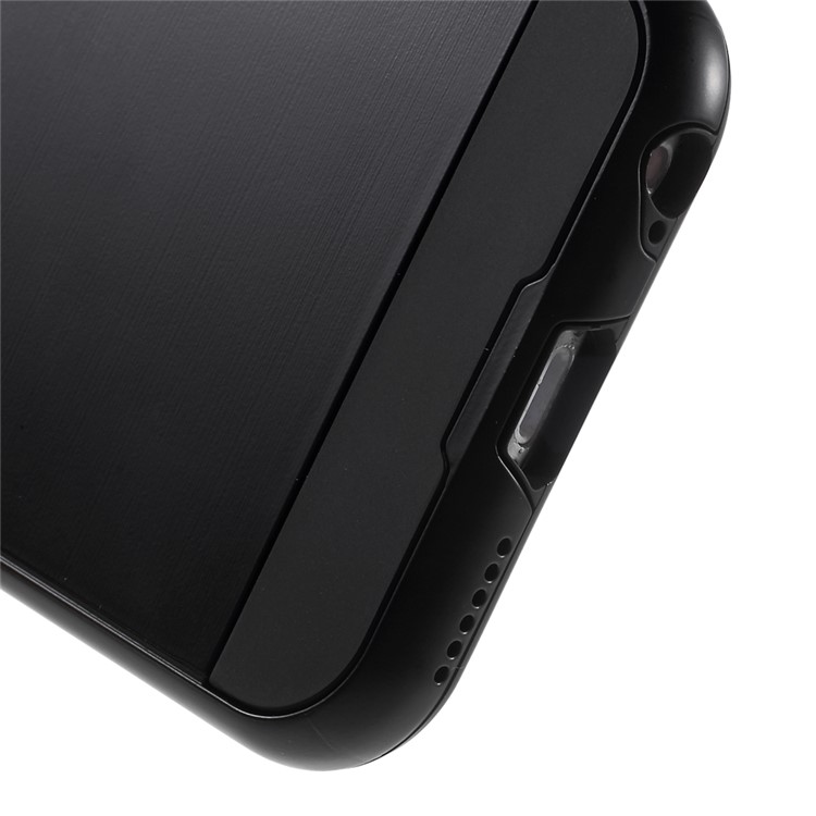 TPU PC Hybrid Protective Case for iPhone 6s / 6 4.7 Inch - Black-4