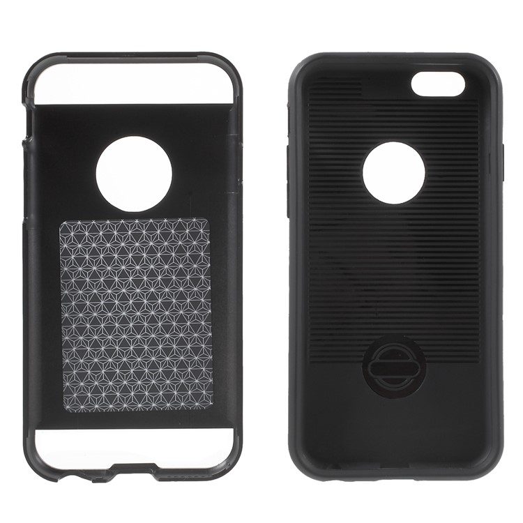 TPU PC Hybrid Protective Case for iPhone 6s / 6 4.7 Inch - Black-7