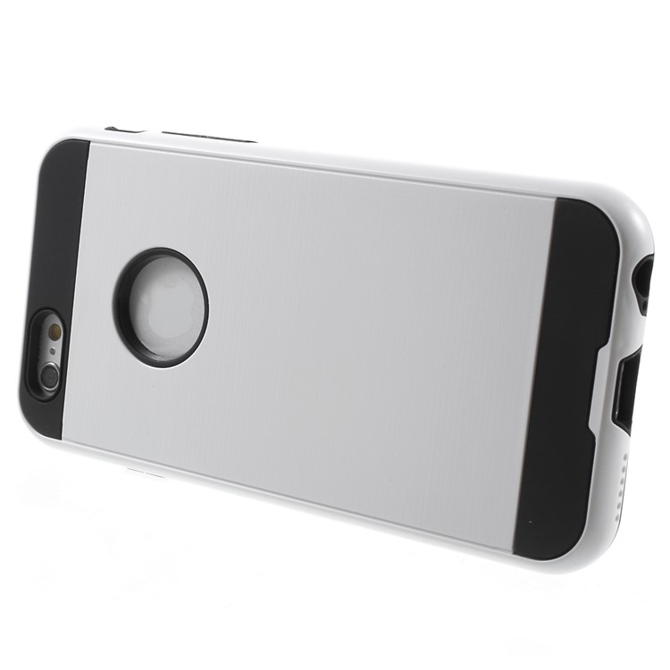 TPU PC Hybrid Protective Cover for iPhone 6s / 6 4.7 Inch - White-3