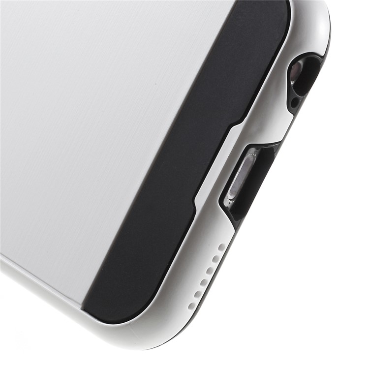 TPU PC Hybrid Protective Cover for iPhone 6s / 6 4.7 Inch - White-4
