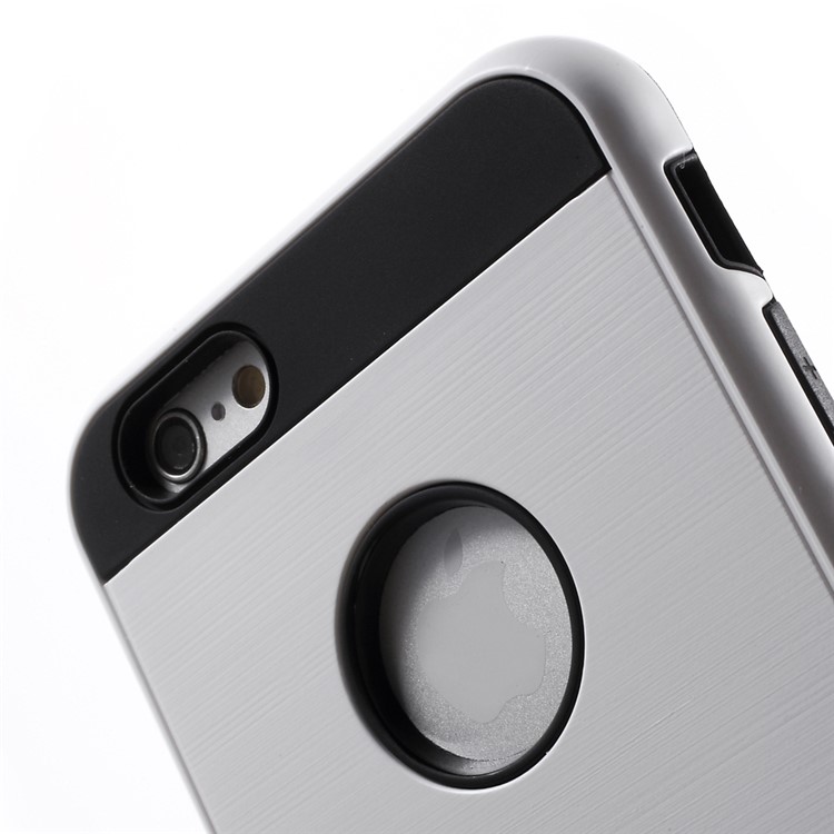 TPU PC Hybrid Protective Cover for iPhone 6s / 6 4.7 Inch - White-5
