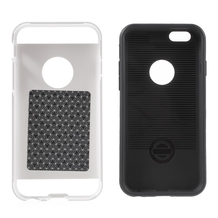 TPU PC Hybrid Protective Cover for iPhone 6s / 6 4.7 Inch - White-6