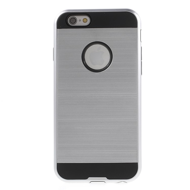 TPU PC Hybrid Protective Shell for iPhone 6s / 6 4.7 Inch - Silver-2
