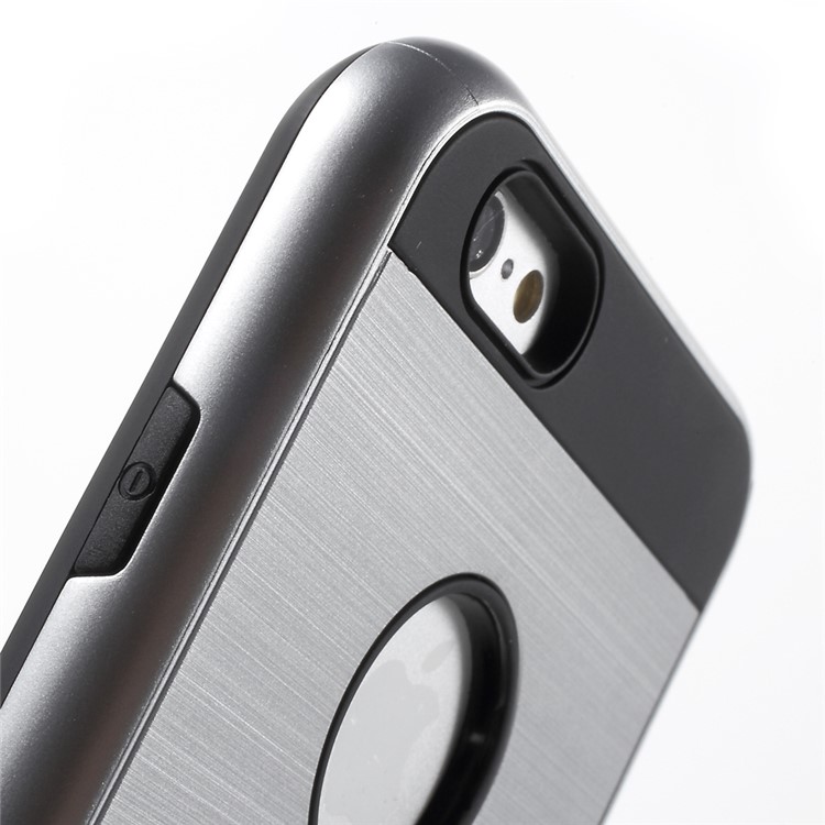 TPU PC Hybrid Protective Shell for iPhone 6s / 6 4.7 Inch - Silver-6