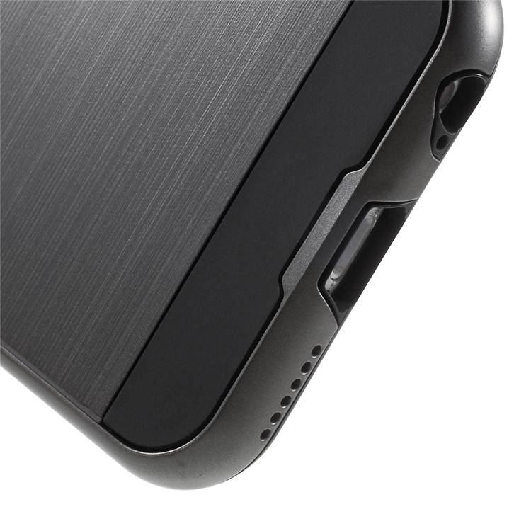 TPU PC Hybrid Protective Cover for iPhone 6s / 6 4.7 Inch - Grey-4