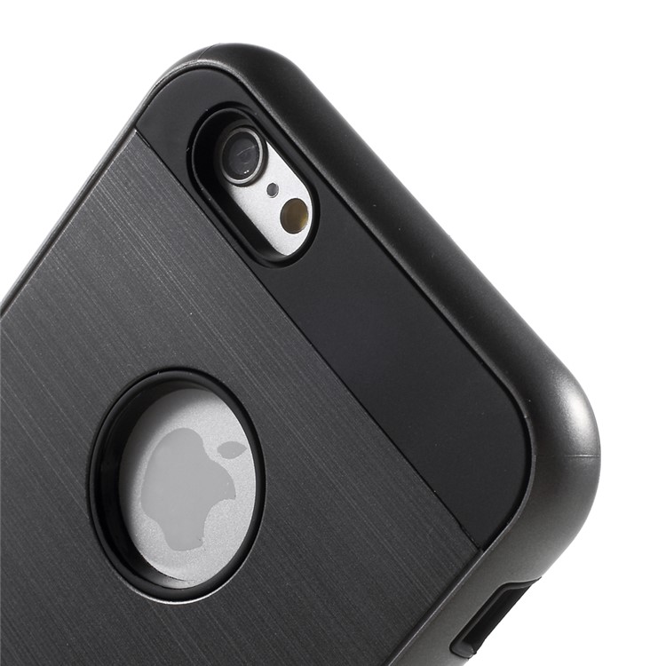 TPU PC Hybrid Protective Cover for iPhone 6s / 6 4.7 Inch - Grey-5