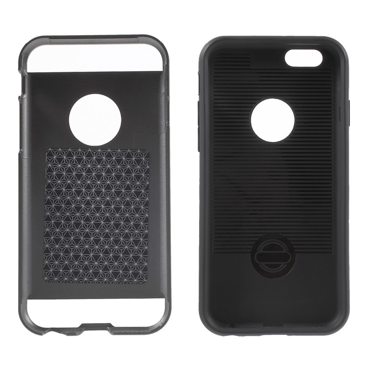 TPU PC Hybrid Protective Cover for iPhone 6s / 6 4.7 Inch - Grey-7