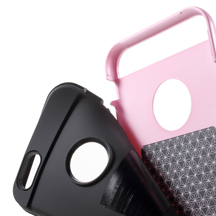 TPU PC Hybrid Protective Cover for iPhone 6s / 6 4.7 Inch - Pink-6