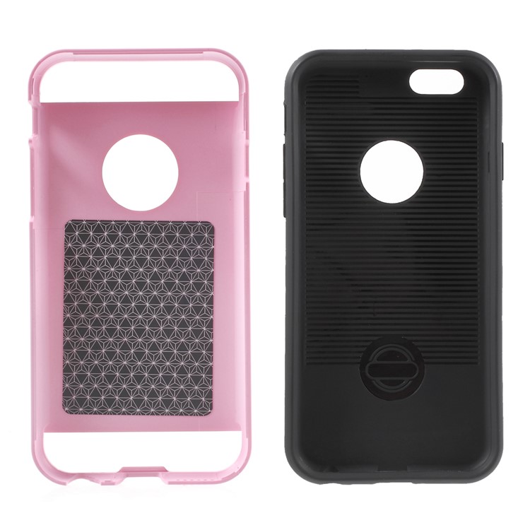 TPU PC Hybrid Protective Cover for iPhone 6s / 6 4.7 Inch - Pink-7