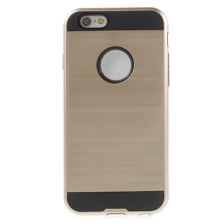 TPU PC Hybrid Protective Cover for iPhone 6s / 6 4.7 Inch - Champagne-2