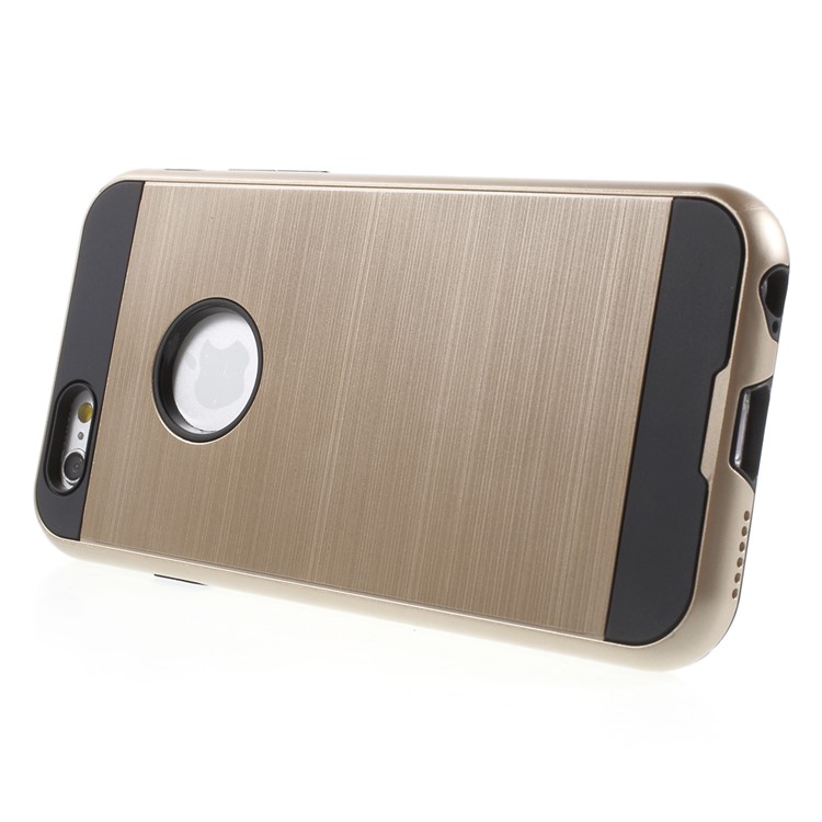 TPU PC Hybrid Protective Cover for iPhone 6s / 6 4.7 Inch - Champagne-3