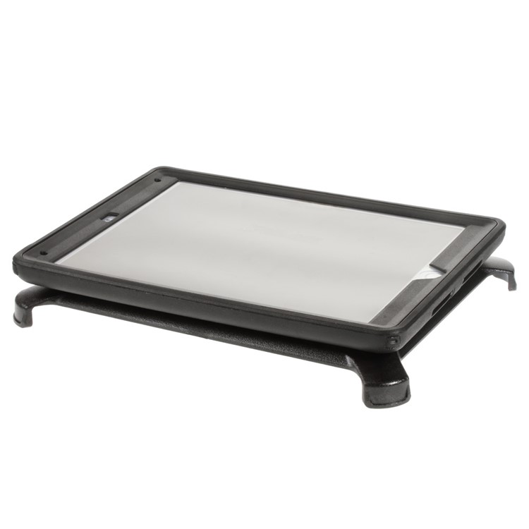 Heavy Duty PC TPU Hybrid Case for iPad Air 2 with Touchable Screen Protector - Black-7