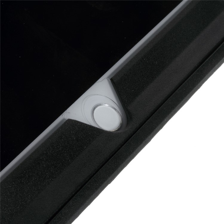 Heavy Duty PC TPU Hybrid Case for iPad Air 2 with Touchable Screen Protector - Black-9