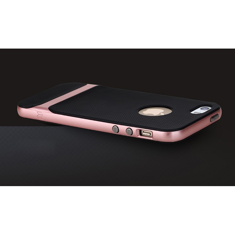 ROCK Royce Series PC TPU Hybrid Phone Shell for iPhone SE 5s 5 - Rose Gold-3