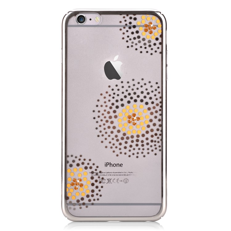 VOUNI Crystal Sun Flower Hard PC Case for iPhone 6s 6 4.7 - Silver-1