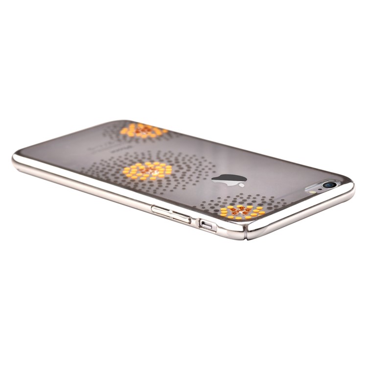 VOUNI Crystal Sun Flower Hard PC Case for iPhone 6s 6 4.7 - Silver-4