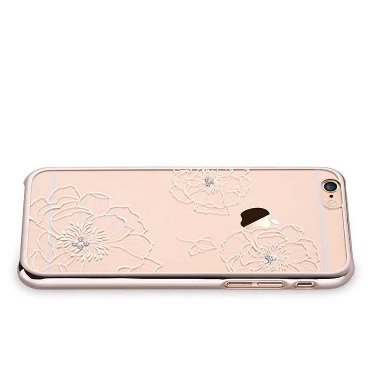 VOUNI Crystal Bloom PC Hard Back Case for iPhone 6s 6 4.7 - Gold-4