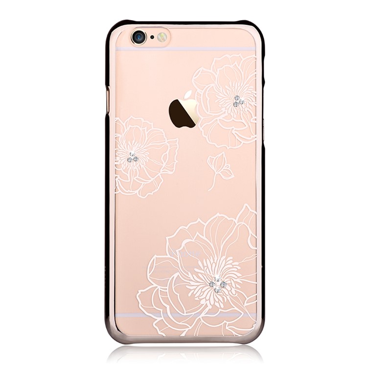 VOUNI Crystal Bloom PC Hard Back Case for iPhone 6s 6 4.7 - Gold-7