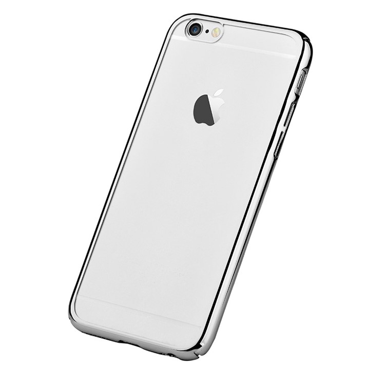 DEVIA Glimmer Thin 0.8mm Hard Case Cover for iPhone 6s 6 4.7 (Updated Version) - Silver-3