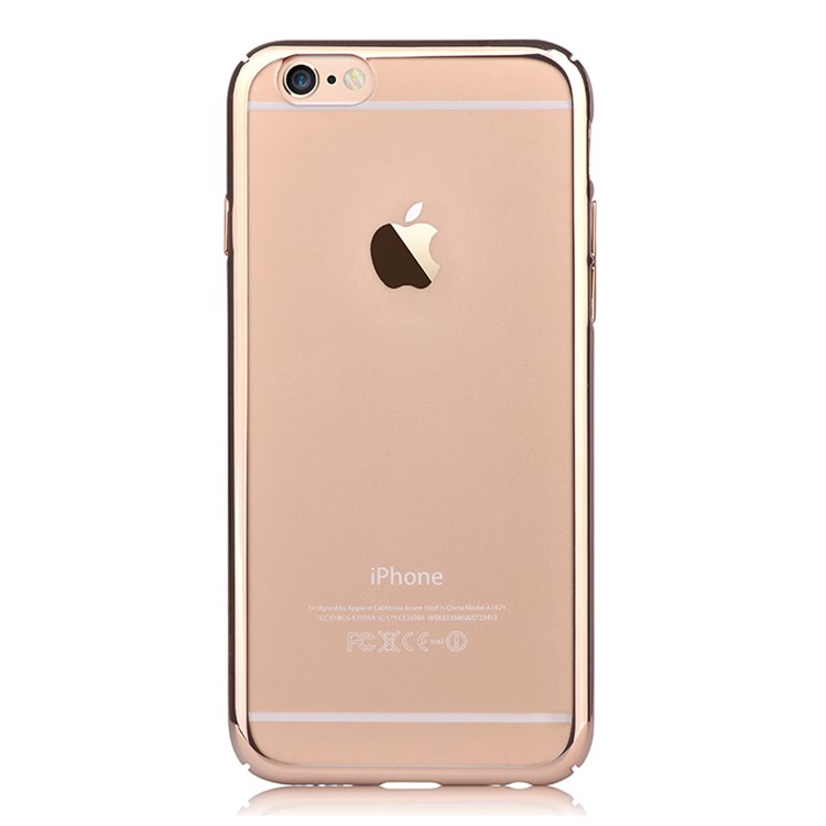 DEVIA Glimmer Thin 0.8mm Hard Shell Case for iPhone 6s 6 4.7 (Updated Version) - Gold-2